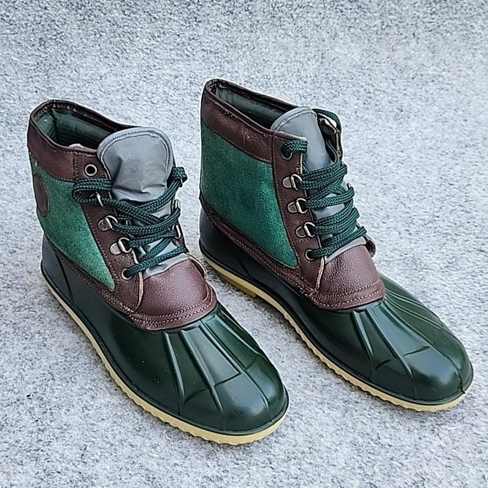 Loveson Duck Boot Mens 9 EU 43 Barn Rubber‎ Ankle UK Boot Deadstock New Vintage